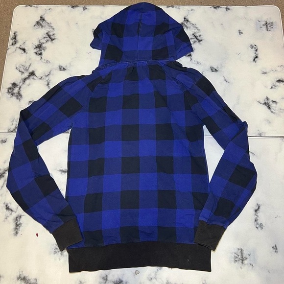Vintage Y2K Forever 21 Plaid Hoodie - Picture 4 of 8